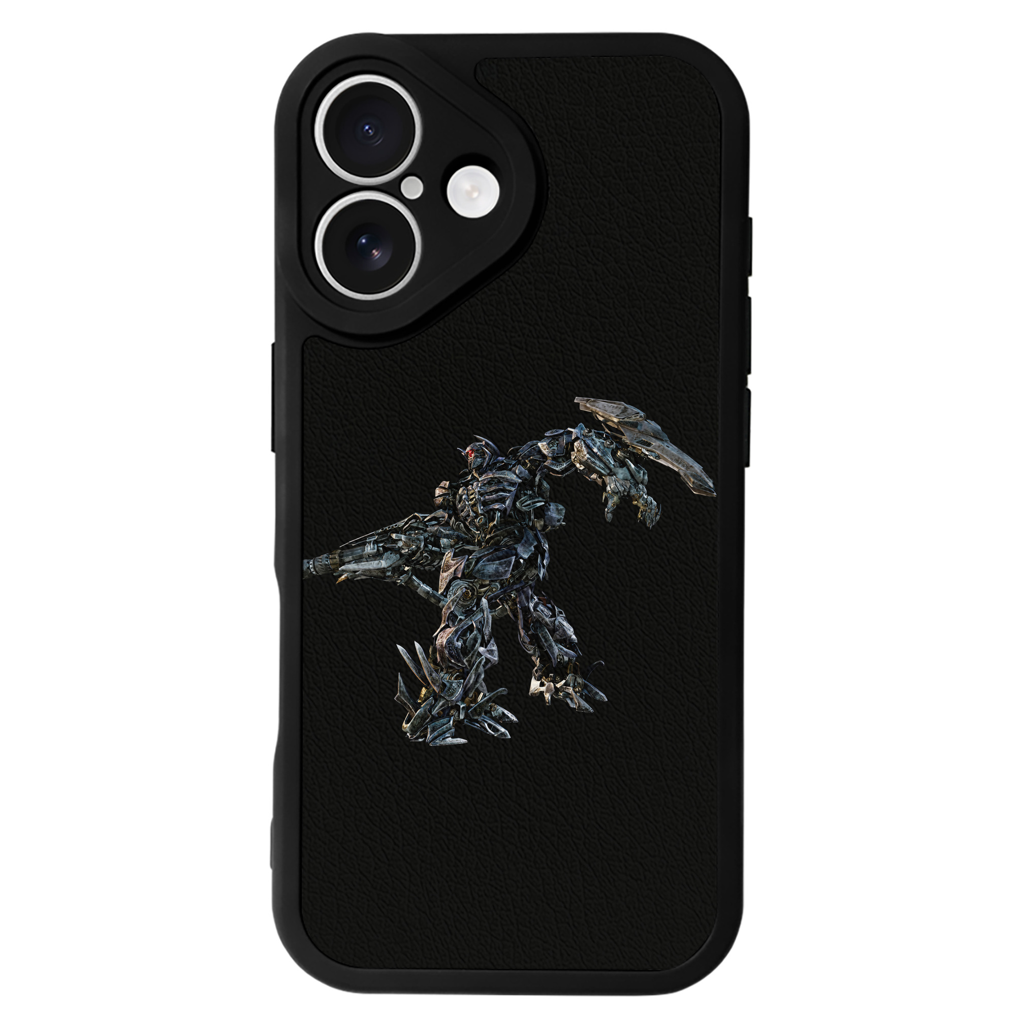 （画像用） Transformers トランスフォーマー 【iPhone 16シリーズ対応】シリコンスマホケース（レザー調） 材質：シリコン